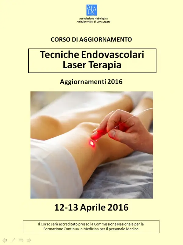 Tecniche Endovascolari Laser Terapia